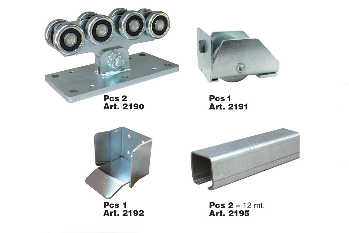 Kit Systeme Pour Portails Autoportant Type G ant 8 Roues Art 2190 8 Kit Systeme Pour Portails Autoportant Type G ant 8 Roues Art 2190 8
