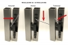 IBFM | Concealed 3D Hinge for Gates, Tubular Profiles (Installation with Rivet Nuts)   