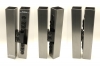 IBFM | Concealed 3D Hinge for Gates, Tubular Profiles (Installation with Counter Plate)