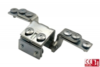 Charnière 3D Invisible pour Profilés tels que Forster, Voestalpine, Palladio (Version Arrondie) - IBFM