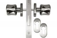 Special double intervention handle for swimming pools and security entrances - Double Handle Model - IBFM