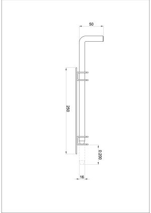 Paletto Rotondo Forte a Corsa Lunga per Cancelli  - IBFM