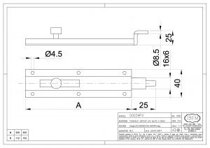 Catenaccio Verticale con Punta a Sbalzo - IBFM