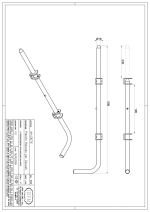 Paletto Rotondo a Corsa Lunga per Cancelli - IBFM