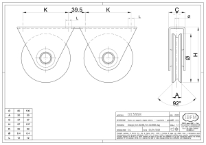 Wheel with External Support -V Groove - IBFM
