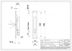 Verrou à Levier Action Simple - Model Lourd - IBFM