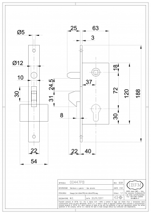 Hook Lock with Pin - Small Type - IBFM