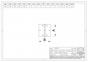 Cerniera Tipo Quadro - IBFM