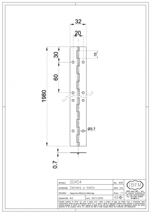 Cerniera a Metro - IBFM