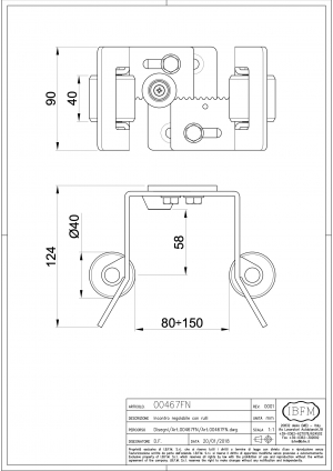 Incontro Finale Regolabile - IBFM