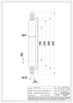 Roller Guide with Side Support - Longer Type - IBFM
