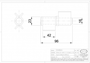 Cerniera per Cancelli a 2 Ali Aperte - IBFM