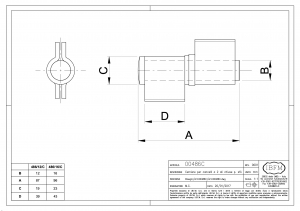 Cerniera per Cancelli a 2 Ali Chiuse - IBFM