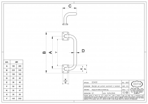 Maniglione per Portone - IBFM