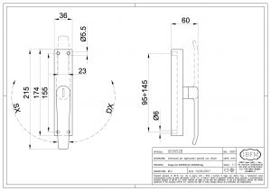 Cremonese con Chiave - Asta Esterna - IBFM