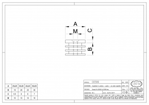 Tappo Regolabile Tipo Quadro - IBFM