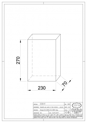Mail Box - Small Size - IBFM