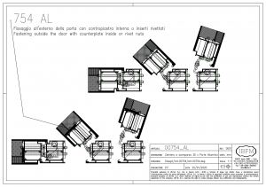 Cerniera 3D a Scomparsa per Sistemi e Profili in Alluminio - IBFM