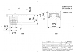 Ball Bearing Hinge for Gate - Regulation throught Screw - IBFM