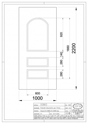 Pannello Prestampato - IBFM