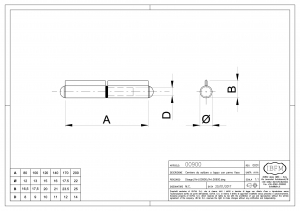 Hinge to Weld with Fixed Pin - IBFM