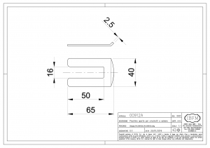 Piastrina per Cricchetto Sopraluci - IBFM