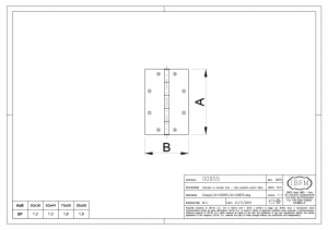 Cerniera da Avvitare - IBFM