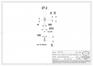Pins with Screw for Rack - IBFM