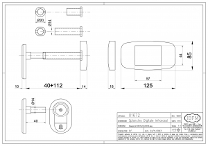 Spioncino Digitale di Sicurezza con Raggi Infrarossi - IBFM