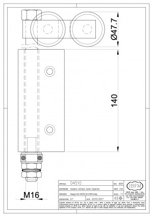 Carrello Guida Superiore Completo - IBFM