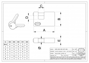 Lucchetti Rettangolari - IBFM