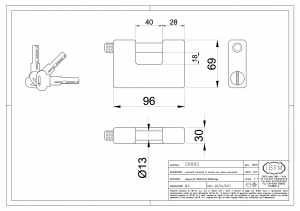 Lucchetto Monoblocco - IBFM
