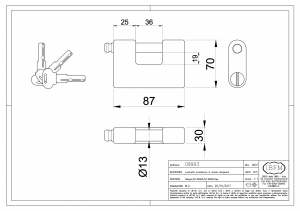 Lucchetto Monoblocco - IBFM