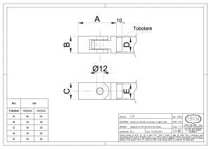 Bisagra para Rejas de Seguridad - IBFM