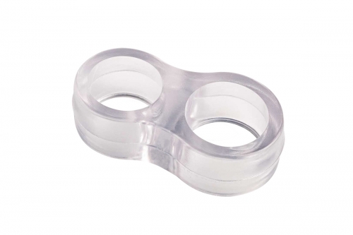 Paracolpi doppio anello in plastica per maniglia - IBFM