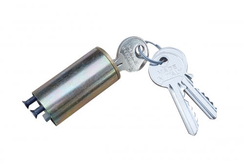 Rim Brass Fixed Cylinder provided with 3 keys + fixing screw - IBFM